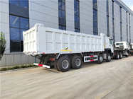 New 12 Wheels Howo Dump Truck 400hp 45 Ton Loading Capacity Hyva Cylinder
